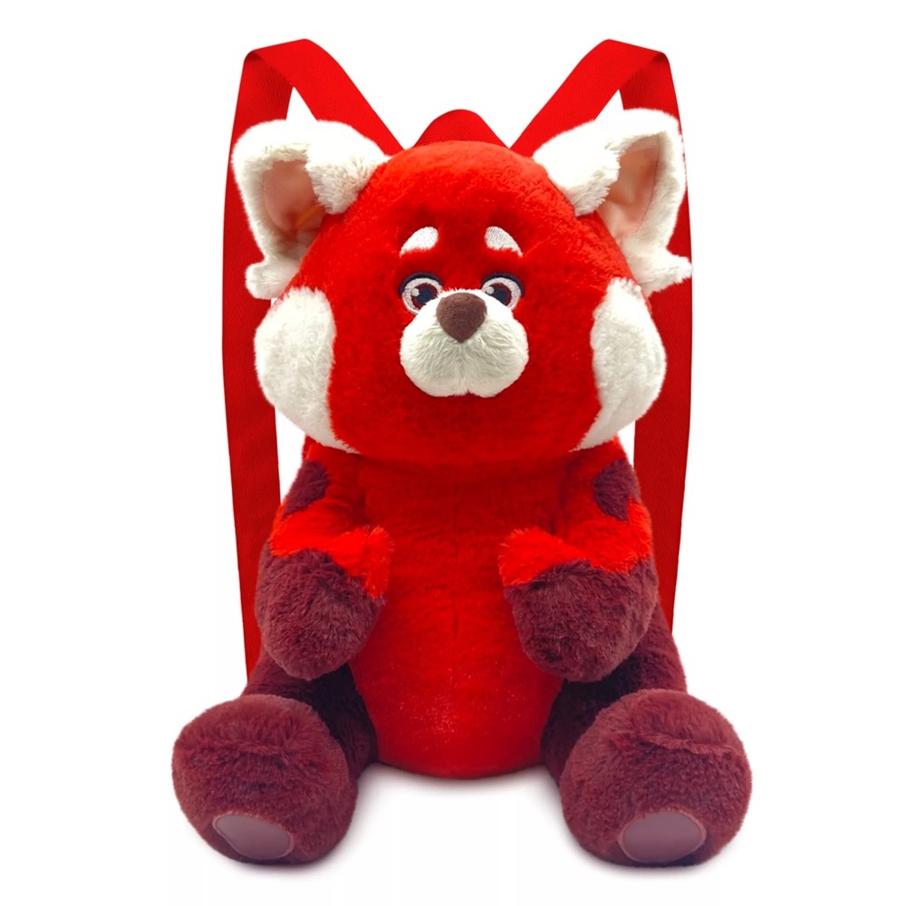NWT Disney Pixar Turning Red Mei Lee Red Panda Plush Backpack